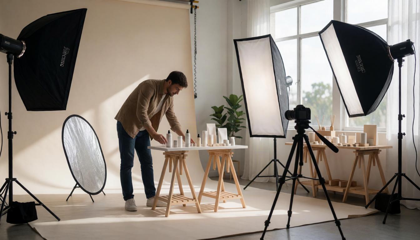 Clean product photos for small brands